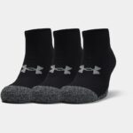 Calcetines bajos HeatGear® para adulto ‑ Paquete de 3 Negro / Negro / Acero L