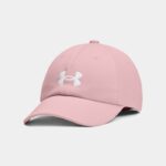 Gorra Under Armour Play Up para niña Prime Rosa / Blanco OSFM