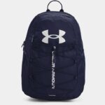 Mochila Under Armour Hustle Sport Midnight Marino Azul / Midnight Marino Azul / Metalico Plata
