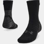 Calcetines Under Armour ArmourDry™ Run Wool unisex Negro / Jet Gris / Jet Gris L