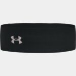Cinta para el pelo Under Armour Play Up para mujer Negro / Gris Wolf OSFM