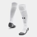 Calcetines altos Under Armour Accelerate unisex Blanco / Pitch Gris / Negro XL