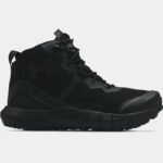 Botas tácticas Under Armour Micro G® Valsetz Mid para hombre Negro / Negro / Jet Gris 47.5