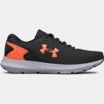 Zapatillas de running Under Armour Charged Rogue 3 para hombre Jet Gris / Negro / Panic Naranja 45.5