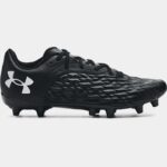 Botas de fútbol Under Armour Clone Magnetico Premier 2.0 FG para hombre Negro / Naranja Shock / Blanco 40