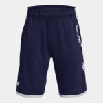 Pantalón corto Under Armour Stunt 3.0 para niño Midnight Marino Azul / Mod Gris / Blanco YLG