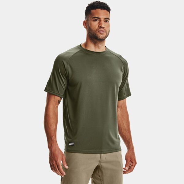 Camiseta de manga corta Under Armour Tactical Tech™ para hombre Marine Od Verde / Clear S