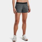 Pantalón corto Under Armour Play Up 3.0 Twist para mujer Jet Gris / Jet Gris / Negro L