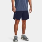 Pantalón corto Under Armour Stretch Woven para hombre Midnight Marino Azul / Metalico Solder XXL