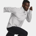 Chaqueta Under Armour Storm Run Insulate Hybrid para hombre Halo Gris / Halo Gris / Reflectante L
