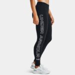 Leggings Under Armour Favorite Wordmark para mujer Negro / Blanco / Blanco M