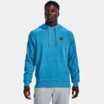 Sudadera con capucha de tejido Fleece Under Armour Rival para hombre Capri / Onyx Blanco M