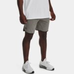 Pantalón corto Under Armour HIIT Woven para hombre Pewter / Negro L