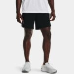 Pantalón corto Under Armour Launch Run 7" para hombre Negro / Blanco / Reflectante S