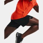 Pantalón corto Under Armour Speedpocket Vent para hombre Negro / Negro / Reflectante L