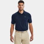 Polo Under Armour T2G para hombre Academy / Pitch Gris L