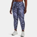 Leggings HeatGear® No-Slip Waistband Ankle para mujer TempeRojo Acero / Peri / Aurora Morado 1X