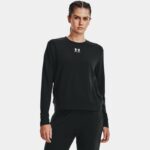 Sudadera Under Armour Rival Terry para mujer Negro / Blanco L