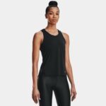 Camiseta sin mangas Under Armour Iso-Chill 200 Laser para mujer Negro / Negro / Reflectante S