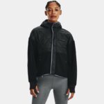 Chaqueta Under Armour Mission Insulate para mujer Negro / Negro / Negro L