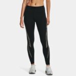 Mallas Under Armour OutRun The Cold para mujer Negro / Negro / Reflectante XL