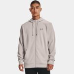 Sudadera con capucha y cremallera completa Armour Fleece® para hombre Ghost Gris / Pewter S