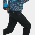 Pantalón Under Armour OutRun The Cold para hombre Negro / Negro / Reflectante XL