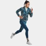Chaqueta Under Armour Storm OutRun The Cold para mujer Petrol Azul / Negro / Reflectante M