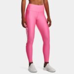 Leggings HeatGear® Full-Length para mujer Rosa Punk / Blanco M