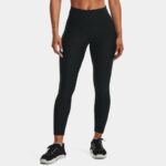 Leggings Under Armour Meridian JacqUnder Armourrd Ankle para mujer Negro / Metalico Plata L